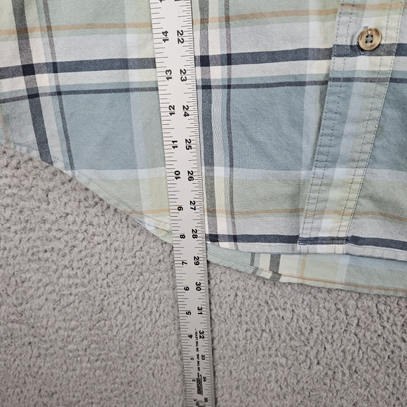 Ridgecut Toughwear Shirt Men's Large Short Sleeve Button Up Pockets Plaid - Picture 6 of 7